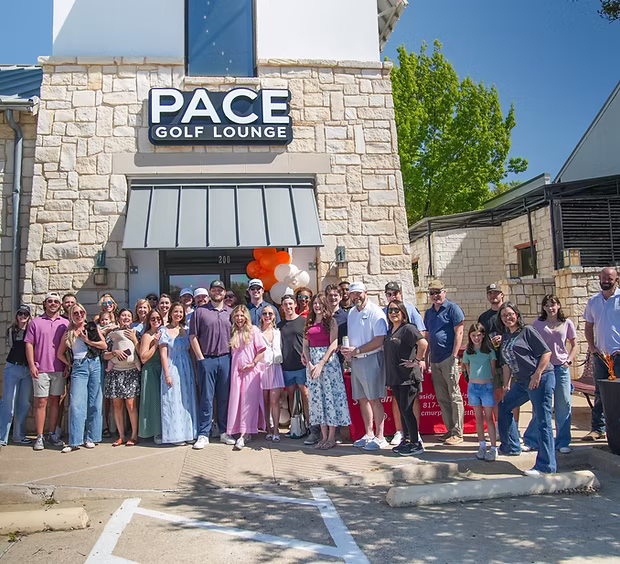 The Pace team and community celebrating the grand opening